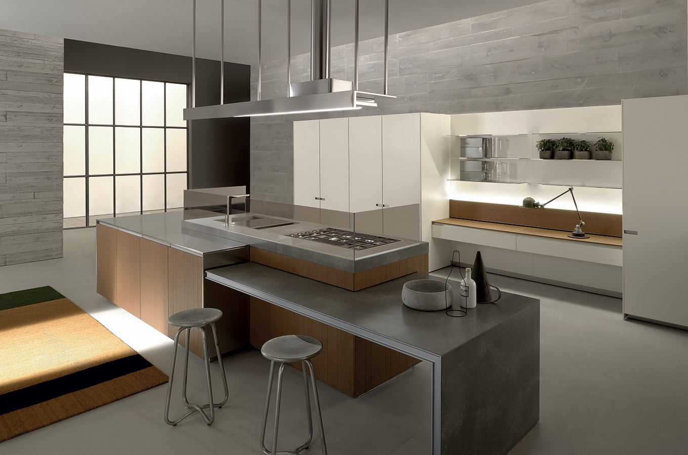 Cucina angolare misure minime: cucina con penisola cucine barba ...
